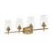 Z-Lite Joliet 4 Light Vanity, Olde Brass & Clear 473-4V-OBR - alternate 4